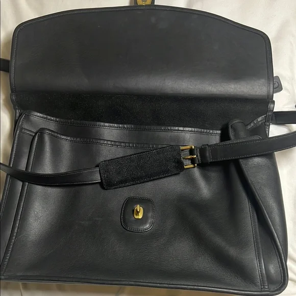 Vintage Coach Black Leather Briefcase - Picture 14 of 16